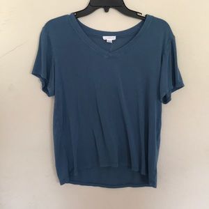 blue t-shirt